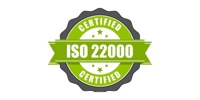 ISO 22000 certified